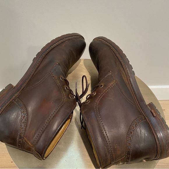 Florsheim FENWAY Plain Toe Chukka Boot Brown Mens Size 10.5 - Picture 9 of 15